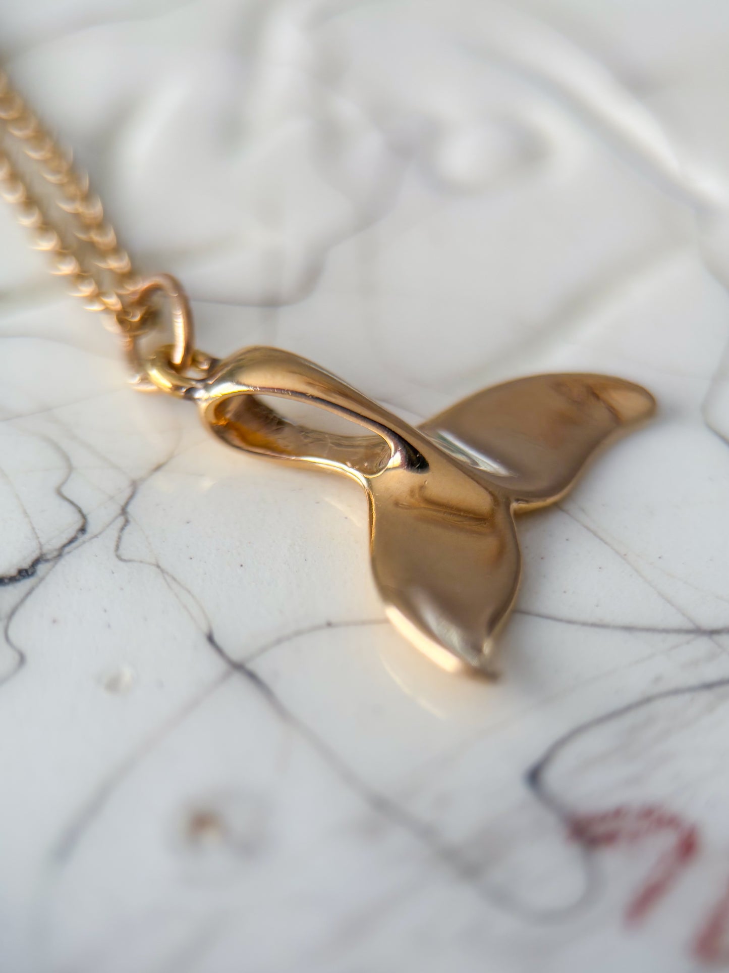 Vintage Fin 14k Yellow Gold Charm