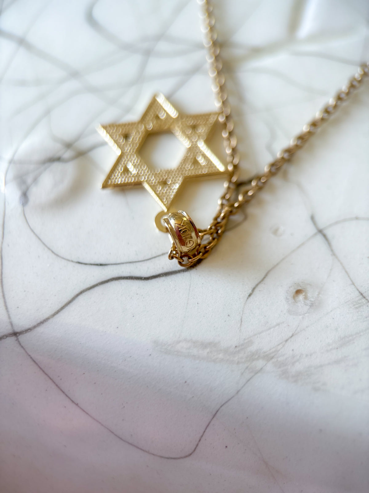 Various 10k Yellow Gold Star of David Charms