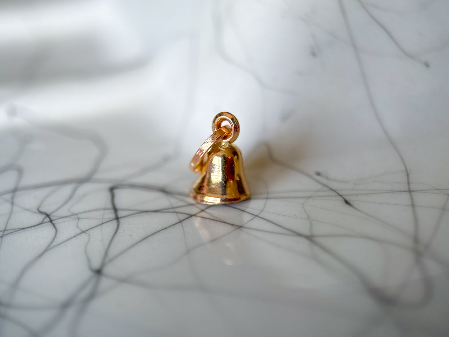 Vintage Bell 14k Yellow Gold Charm