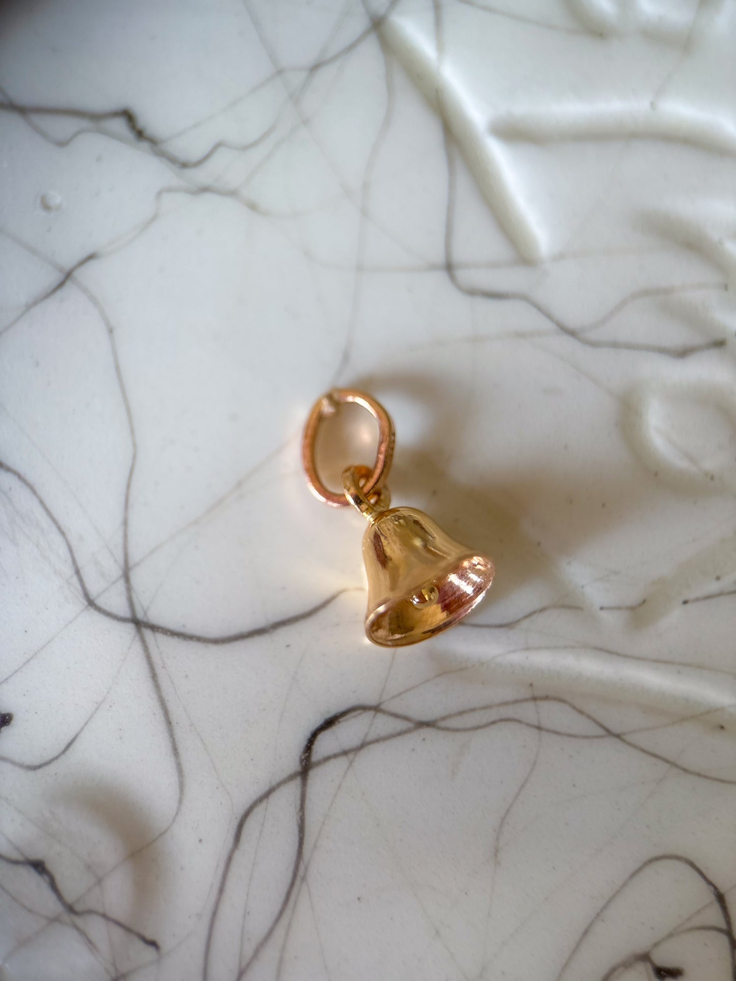 Vintage Bell 14k Yellow Gold Charm