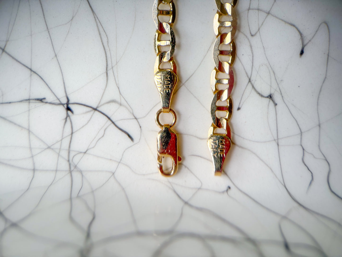 Vintage Mariner 14k Yellow Gold Chain 19 Inch Necklace