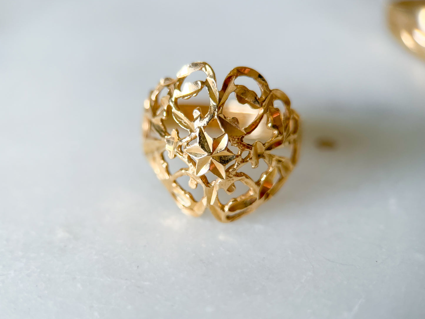 Vintage Dome 14k Yellow Gold Ring