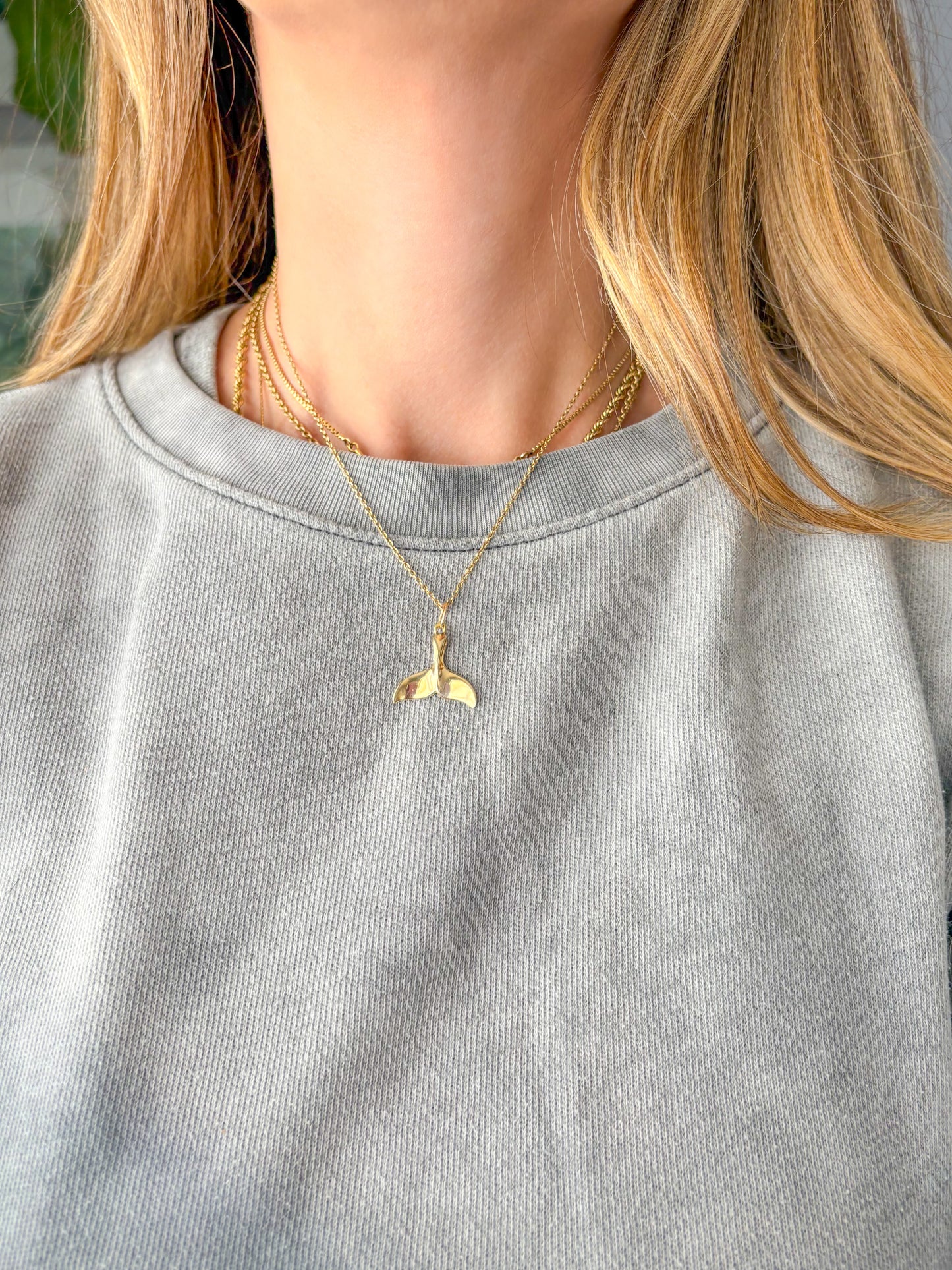 Vintage Fin 14k Yellow Gold Charm