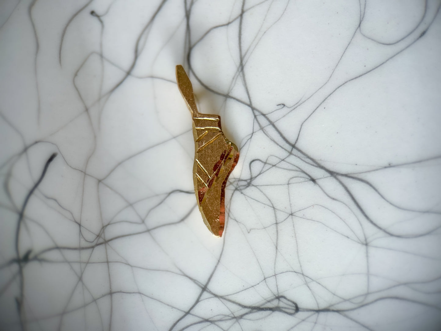 Vintage Sneaker and Ballet Shoe 14k Yellow Gold Charms