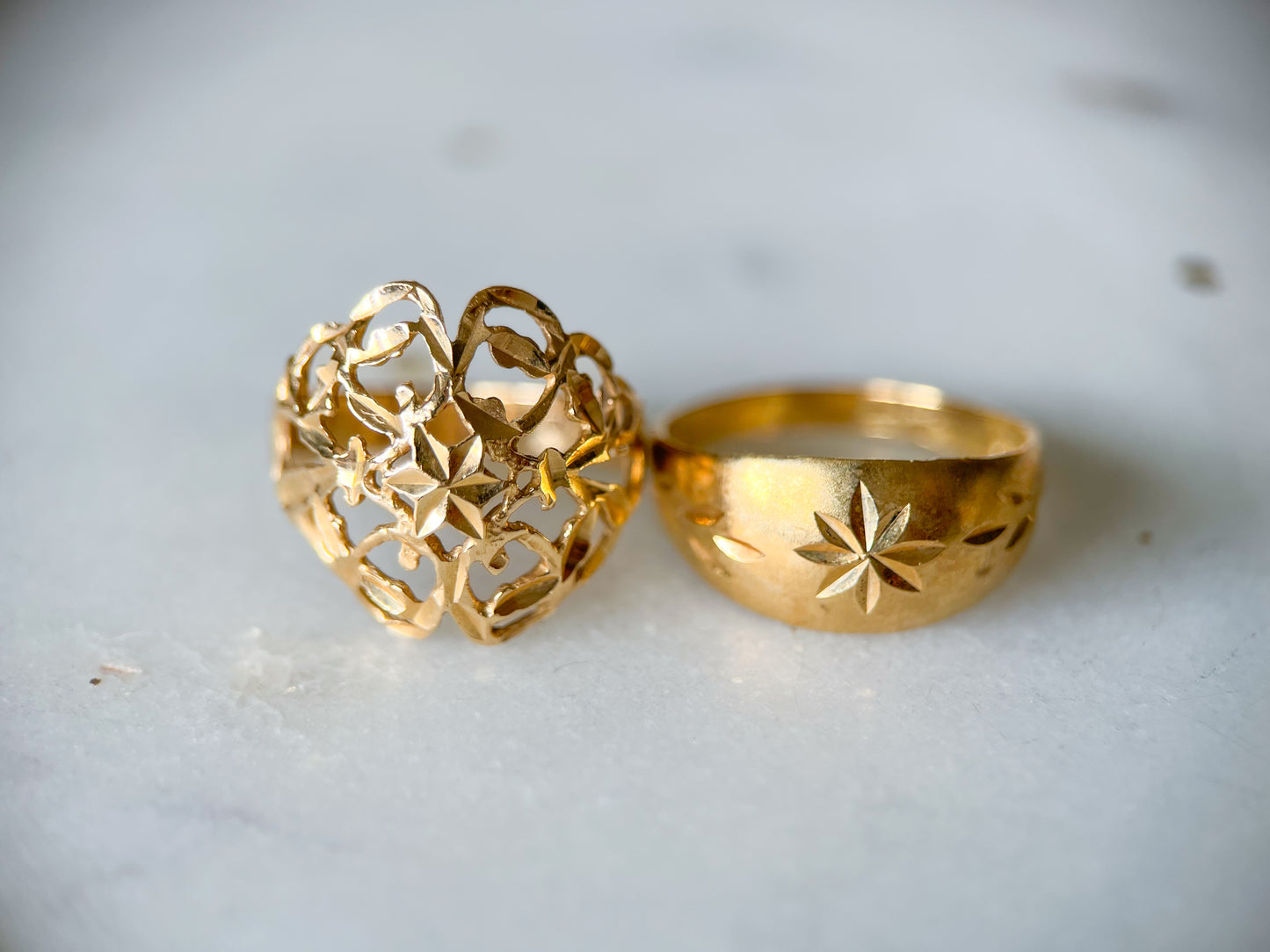 Vintage Dome 14k Yellow Gold Ring