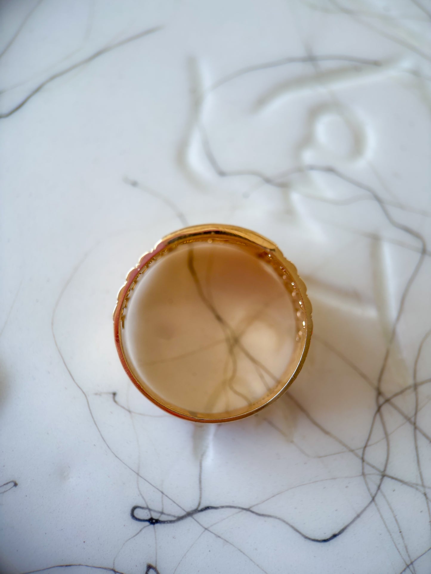 Vintage Eagle 14k Yellow Gold Men's Ring