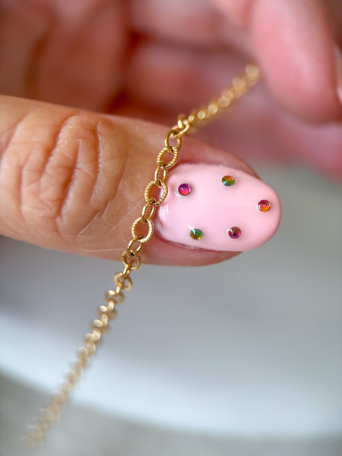 Vintage Cable Link 14k Yellow Gold 6.5 Inch Bracelet