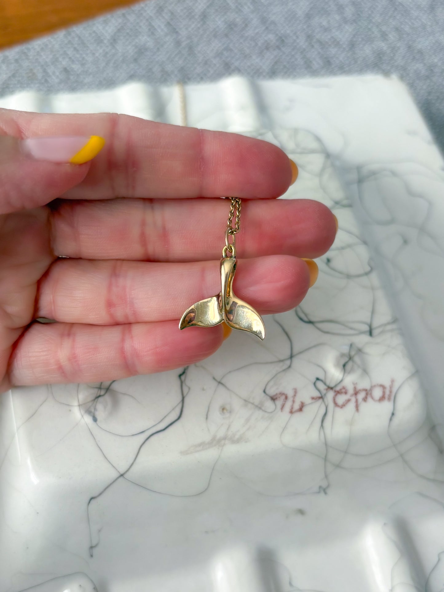 Vintage Fin 14k Yellow Gold Charm