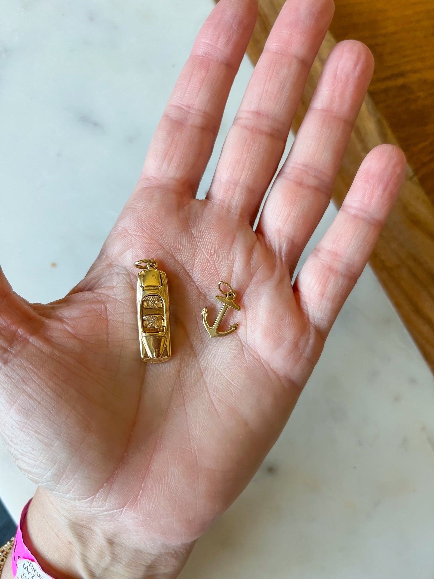 Vintage Convertible Car 14k Yellow Gold Charm